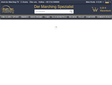 Tablet Screenshot of marching-shop.com
